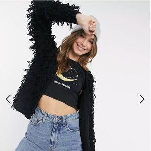 Shaggy Cardigan with loop fringe | New Look | Large | Never worn